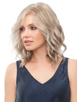 Julianne | Synthetic Lace Front Wig (Hand-Tied) -Wigs - Jon Renau 0000 Julianne Gray 101F48T MAIN