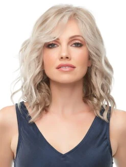 Julianne | Synthetic Lace Front Wig (Hand-Tied) -Wigs - Jon Renau 0002 Julianne Gray 101F48T ALT 1