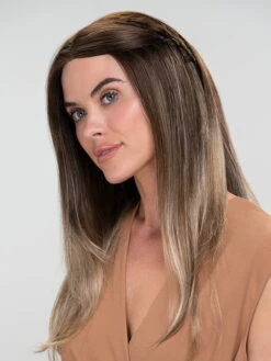 Zara | Synthetic Lace Front Wig (Mono Top) -Wigs - Jon Renau 0007 Zara S8 18 26RO Fawn Alt