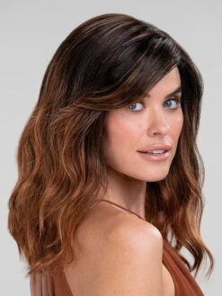 Heidi | Synthetic Lace Front Wig (Mono Top) -Wigs - Jon Renau 0021 Heidi S4 28 32RO Sunrise Side