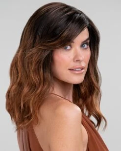 Heidi (Exclusive) | Lace Front & Monofilament Synthetic Wig By Jon Renau -Wigs - Jon Renau JR5139R Heidi S4 28 32RO Sunrise Side