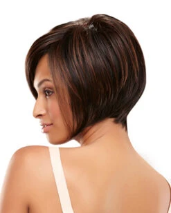 Ignite | Lace Front Synthetic Wig By Jon Renau -Wigs - Jon Renau JR5142 Ignite 1BRH30 Back