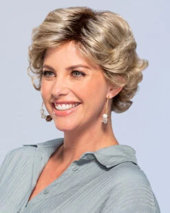 Petite Lily (Exclusive) | Synthetic Wig By Jon Renau -Wigs - Jon Renau JR5358PTR LilyPetite 22F16S8 side2