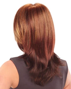 Julia (Exclusive) | Lace Front & Monofilament Synthetic Wig By Jon Renau -Wigs - Jon Renau JR5380 Julia Back 32F 01