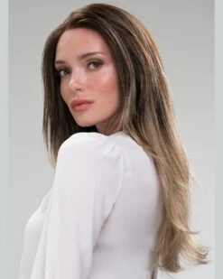 Zara-Lite (Exclusive) | Lace Front & Monofilament Synthetic Wig By Jon Renau -Wigs - Jon Renau JR5855R Zara Lite S8 18 26RO Fawn Side