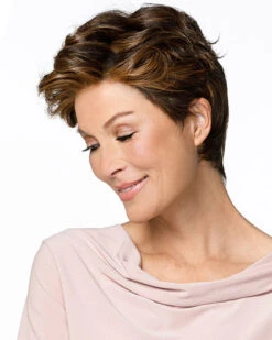 Rita | Lace Front & Monofilament Synthetic Wig By Jon Renau 9 Rita | Lace Front & Monofilament Synthetic Wig By Jon Renau -Wigs - Jon Renau JR5907 Rita 6F27 Side