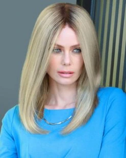 Selena (Exclusive) | Lace Front & Monofilament Synthetic Wig By Jon Renau 8 Selena (Exclusive) | Lace Front & Monofilament Synthetic Wig By Jon Renau -Wigs - Jon Renau JR5908 Selena 22F16S8 SM 1