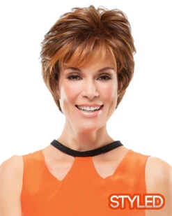 Judi (Exclusive) | Monofilament Synthetic Wig By Jon Renau 9 Judi (Exclusive) | Monofilament Synthetic Wig By Jon Renau -Wigs - Jon Renau JR5969 Judi 6F27 styled Alt3 01