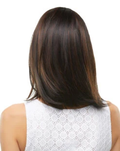 Karlie | Lace Front & Monofilament Synthetic Wig By Jon Renau 13 Karlie | Lace Front & Monofilament Synthetic Wig By Jon Renau -Wigs - Jon Renau JR5975 Karlie 1BRH30 Back