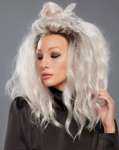 Rachel (Exclusive) | Lace Front & Monofilament Synthetic Wig By Jon Renau 9 Rachel (Exclusive) | Lace Front & Monofilament Synthetic Wig By Jon Renau -Wigs - Jon Renau JR5984R Rachel Sleet side