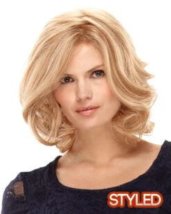 Carrie (Exclusive) | Lace Front & Monofilament Human Hair Wig By Jon Renau -Wigs - Jon Renau JR708A 01