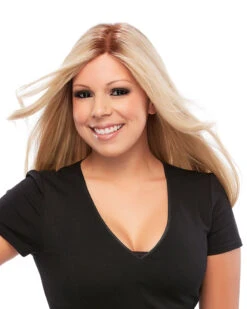 Spirit-Petite/Average | Lace Front Monofilament Remy Human Hair Wig By Jon Renau -Wigs - Jon Renau JR731 Spirit 12FS8 Alt 2