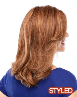 Spirit-Petite/Average (Exclusive) | Lace Front Monofilament Remy Human Hair Wig By Jon Renau -Wigs - Jon Renau JR731 Spirit 6F27 Alt3styled