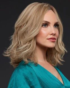 Carrie (Exclusive) | Lace Front & Monofilament Human Hair Wig By Jon Renau -Wigs - Jon Renau JR751APT Carrie 12FS12 Malibu main2