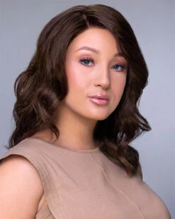 Carrie Lite-Petite | Lace Front & Monofilament Human Hair Wig By Jon Renau 8 Carrie Lite-Petite | Lace Front & Monofilament Human Hair Wig By Jon Renau -Wigs - Jon Renau JR774 CarrieLitePetite 4RN Side