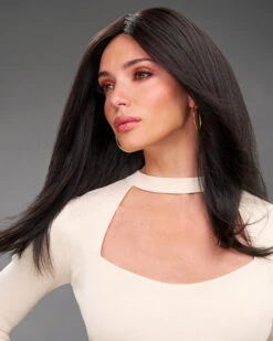 Phoenix (Exclusive) | Lace Front & Monofilament Top Remy Human Hair Wig By Jon Renau -Wigs - Jon Renau JR814 Phoenix 1B S 6021dac9 aa08 4379 9a02 69c66c3d35b7