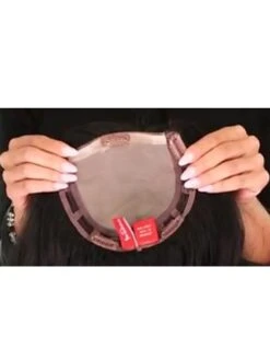 Top Wave 12" | Synthetic Hair Topper (Full Mono) -Wigs - Jon Renau JR TopWave12and18 DoubleMono