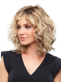 Julianne Petite | Synthetic Lace Front Wig (HT) -Wigs - Jon Renau Julianne Petite 12FS8 side