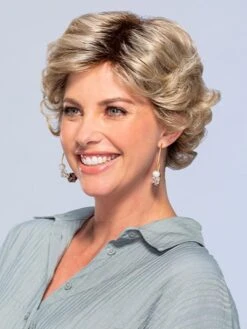 Lily Petite | Synthetic Wig (Basic Cap) -Wigs - Jon Renau Lily Petite 22F16S8 Side