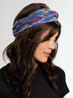 The Reversible Softie Headscarf -Wigs - Jon Renau The Reversible Softie Headscarf Plum Marquise Multi Side