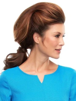 Top This 16" | Remy Human Hair Topper -Wigs - Jon Renau Top This 16in FS6 30 27 side