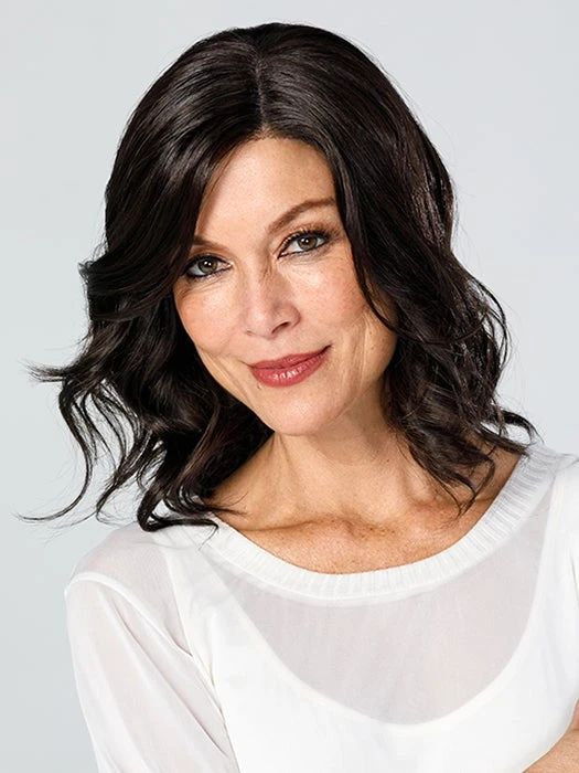 Top Coverage Wavy 12" | Lace Front Synthetic Hair Topper (Mono Top) 1 Top Coverage Wavy 12" | Lace Front Synthetic Hair Topper (Mono Top)