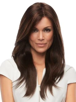 Zara Petite | Synthetic Lace Front Wig (Mono Top) 26 Zara Petite | Synthetic Lace Front Wig (Mono Top) -Wigs - Jon Renau Zara Petite FS4 33 30A MidnightCocoa alt1