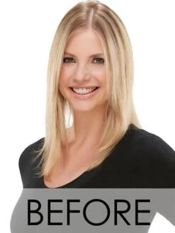 Top Smart 12" | Lace Front Synthetic Hair Topper -Wigs - Jon Renau before