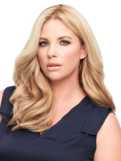 EasiPart French 12" | Remy Human Hair Topper -Wigs - Jon Renau easiPart French 12inch 12FS8 side 37d7f833 da27 47e6 8fb7 aa1bd599f039