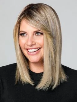 EasiPart T HD 12" | Synthetic Hair Topper (Mono Top) -Wigs - Jon Renau easiPartT12in 12FS8 Side