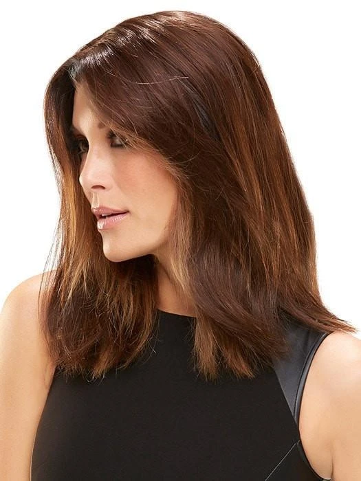 EasiPart HD 18" | HF Synthetic Hair Topper (Mono Top) 9 EasiPart HD 18" | HF Synthetic Hair Topper (Mono Top) - Image 9