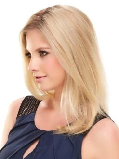 EasiPart HH XL 12" | Remy Human Hair Topper (Mono Top) -Wigs - Jon Renau easipart xl 12inch 12fs8 alt8 1