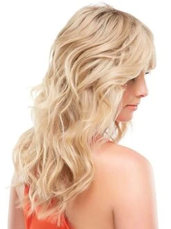 EasiPart HH XL 12" | Remy Human Hair Topper (Mono Top) -Wigs - Jon Renau easipart xl 12inch 12fs8 back 1