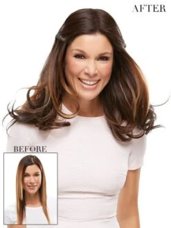 EasiPart HD XL 18" | HF Synthetic Hair Topper (Mono Top) -Wigs - Jon Renau easipart xl hd 18inch 6 alt1