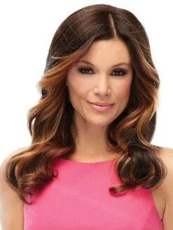 Top Level | Synthetic Lace Front Hair Topper (Mono Top) 28 Top Level | Synthetic Lace Front Hair Topper (Mono Top) -Wigs - Jon Renau jr5156 01 lg