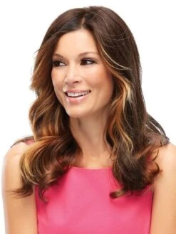 Top Level | Synthetic Lace Front Hair Topper (Mono Top) 30 Top Level | Synthetic Lace Front Hair Topper (Mono Top) -Wigs - Jon Renau jr5156 02 lg