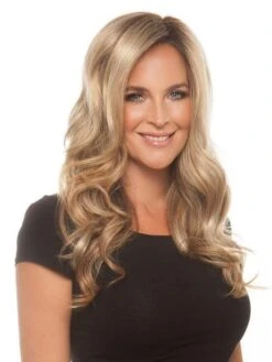 Top Level | Synthetic Lace Front Hair Topper (Mono Top) 25 Top Level | Synthetic Lace Front Hair Topper (Mono Top) -Wigs - Jon Renau jr5156 11 lg