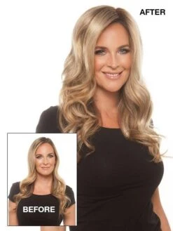Top Level | Synthetic Lace Front Hair Topper (Mono Top) 22 Top Level | Synthetic Lace Front Hair Topper (Mono Top) -Wigs - Jon Renau jr5156 14 lg