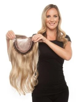Top Level | Synthetic Lace Front Hair Topper (Mono Top) 26 Top Level | Synthetic Lace Front Hair Topper (Mono Top) -Wigs - Jon Renau jr5156 41 lg