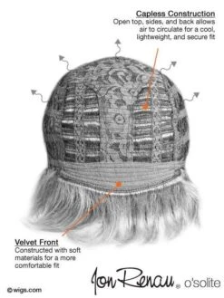 Angelique Large | Synthetic Wig (Basic Cap) -Wigs - Jon Renau jr5870 15 lg 1