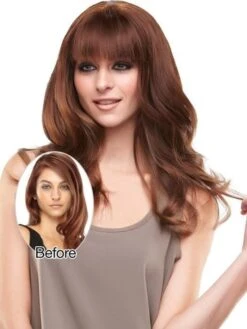 EasiFringe | Remy Human Hair Clip In Bangs (Mono Base) -Wigs - Jon Renau jr723 09 lg
