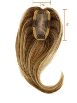EasiPart HH 12" | Remy Human Hair Topper (Mono Top) -Wigs - Jon Renau jr724 12 lg 1