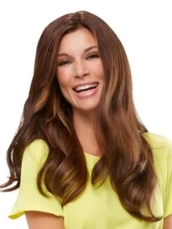 18" Top Form | Remy Human Hair Topper (Full Mono) -Wigs - Jon Renau jr727 04 lg