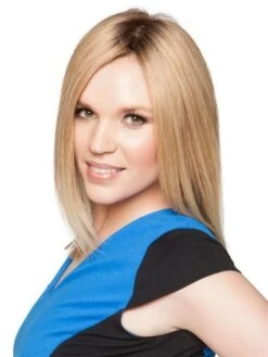 12" Top Form | Remy Human Hair Topper (Full Mono) -Wigs - Jon Renau jr728 12 lg