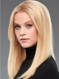 EasiPart HH 18" | Remy Human Hair Topper (Mono Top) -Wigs - Jon Renau resized 0001 FS24 102S12 Laguna Blonde Easipart 18inch Side 55ab3a62 f612 4f4c 8bff 117db9340abf