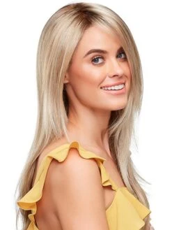 Zara | Synthetic Lace Front Wig (Mono Top) -Wigs - Jon Renau resized Zara 0000 Zara 12FS12 MALIBU Blonde side
