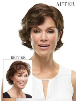 Top Crown | Synthetic Hair Topper (Full Mono) -Wigs - Jon Renau top crown 633 alt1