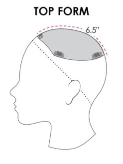 Top Form 6-8" | Remy Human Hair Topper -Wigs - Jon Renau top form coverage