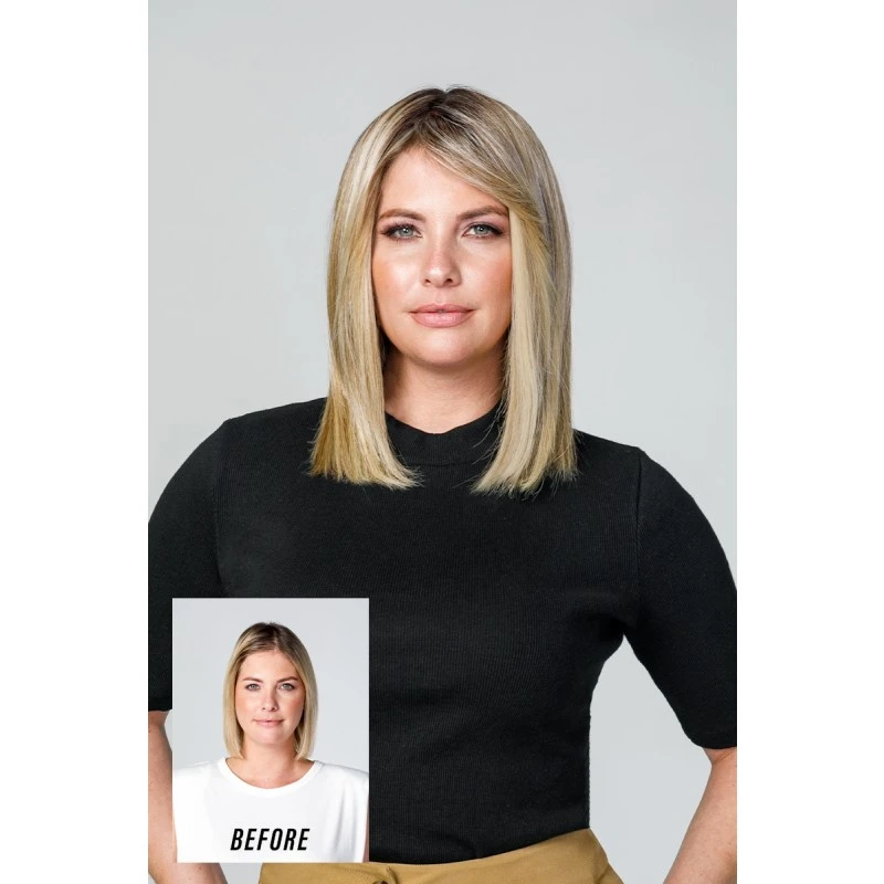 EasiPart T HD 12" Topper By Jon Renau 1 EasiPart T HD 12" Topper By Jon Renau