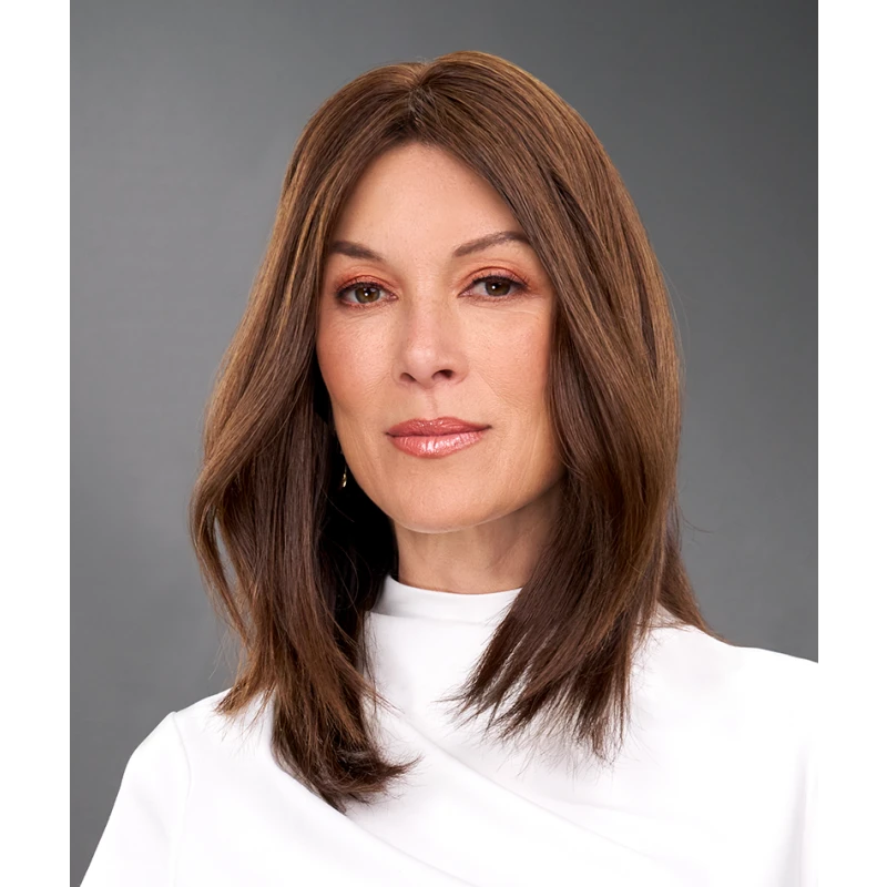 Top Flex 12" Remy Human Hair Topper By Jon Renau | PreSale | Shipping Begins 7/3/2023 2 Top Flex 12" Remy Human Hair Topper By Jon Renau | PreSale | Shipping Begins 7/3/2023 - Image 2